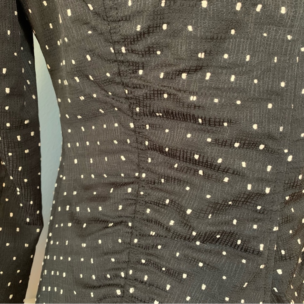 Lafeyette 148 New York Polka Dot Blazer Jacket Sz 2 - Picture 7 of 14